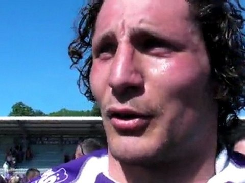 Rugby - Anthony Frenet (arriere USB) apres USB - Castanet