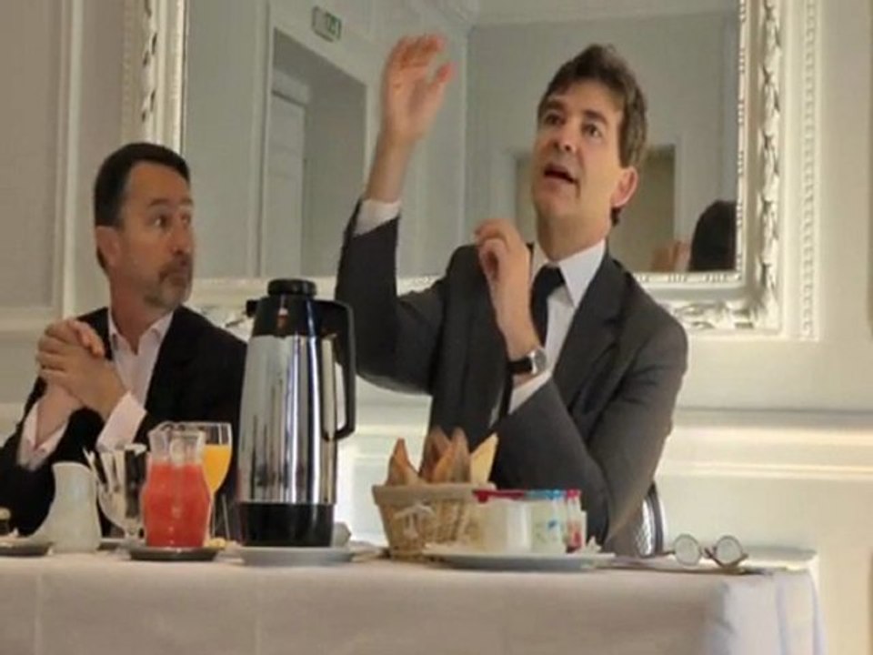 Arnaud Montebourg, député de Saône et Loire: Le diagnostic de la situation française - Institut Silverlife, 5 mai 2011