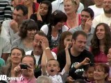 Yannick noah nouveau stade de tennis à cergy