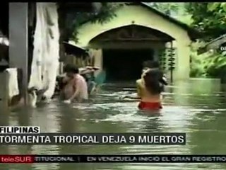 Filipinas, arrasada por tormenta tropical