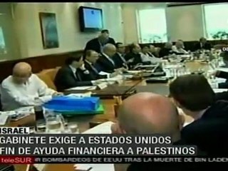 Israel pide a EEUU que cese ayuda financiera a Palestina