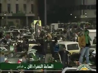 supporters de Kadhafi occupent Tripoli square