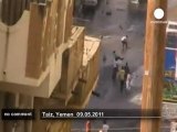 Yemeni forces clash with protesters in Taiz - no comment