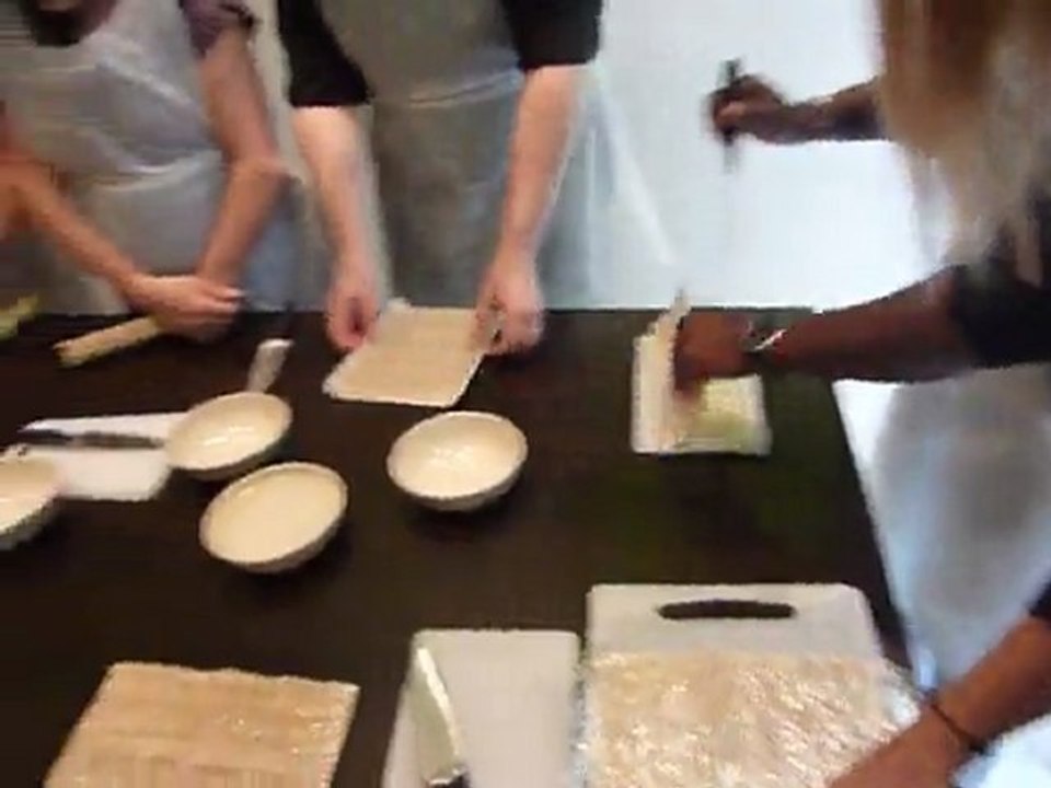 Cours sushi - coups de couteau