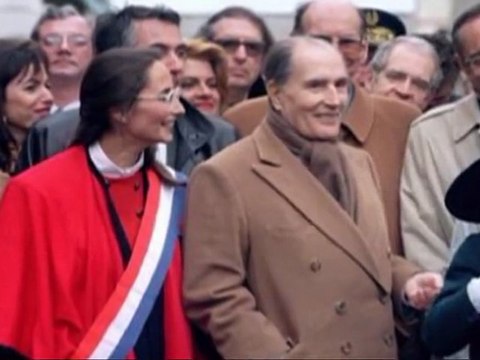 François Mitterrand en visite dans le Marais poitevin en 1992