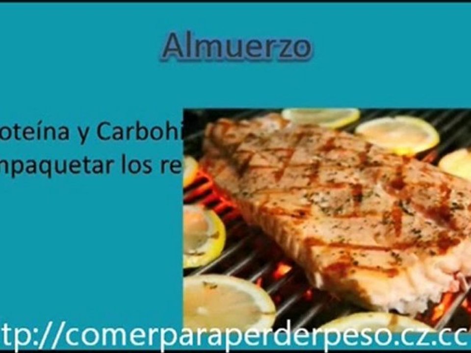 Comer para perder peso- Crear simples y sanos planes de alimentación