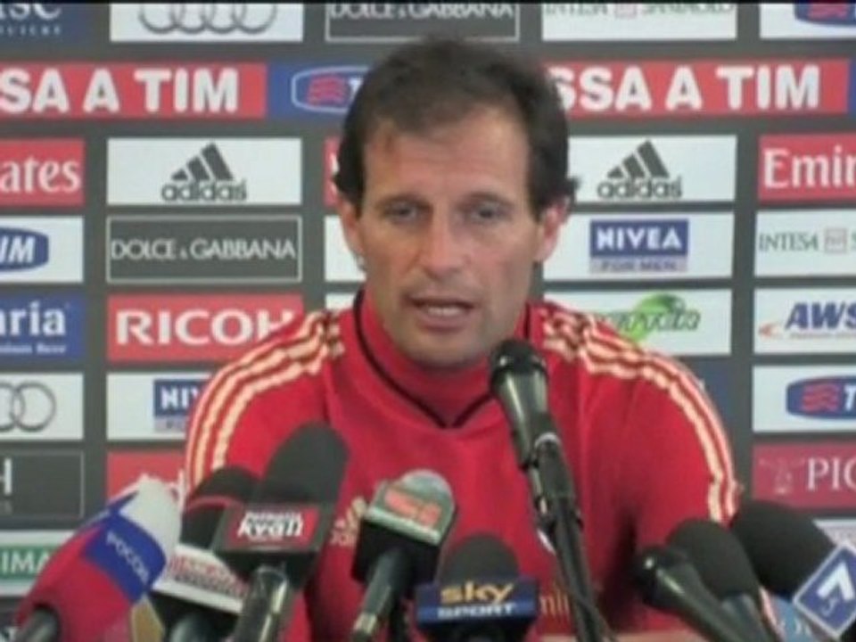 Allegri: Vogliamo la finale di Coppa Italia