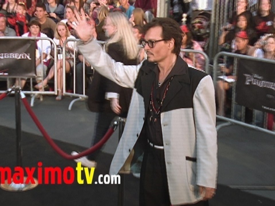 "Pirates of the Caribbean: On Stranger Tides" Johnny Depp WORLD PREMIERE
