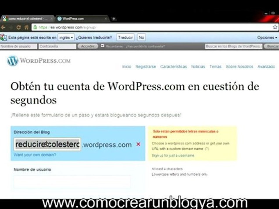 Como montar un blog. avi
