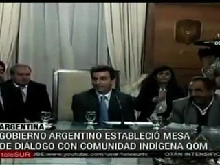 Argentina establece mesa de diálogo con comunidad indígena