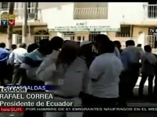 Correa denunció manipulación en escrutinios del referendo