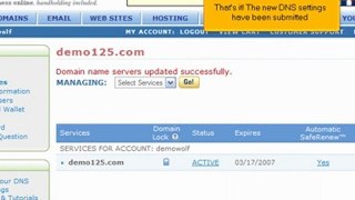 Update your DNS at Register.com by VodaHost.com web hosting