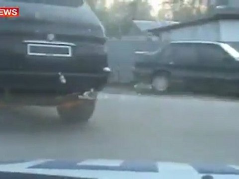 Погоня со стрельбой за BMW X5 /police chase(strangeworlds.at.ua)