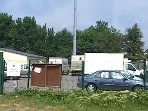 Incendie près du magasin Emmaüs