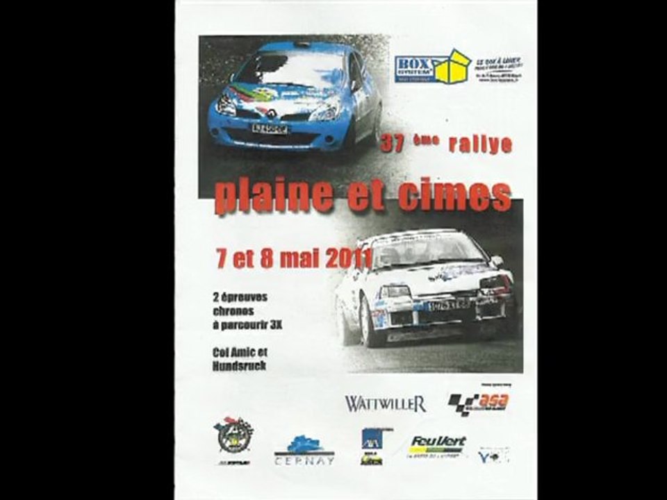 38eme rallye plaine et cimes ES 6 les 40 premier du scratch final