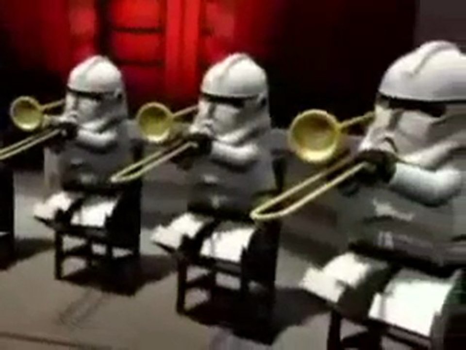La marcia imperiale suonata dagli omini lego