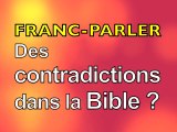 Des contradictions dans la Bible ?