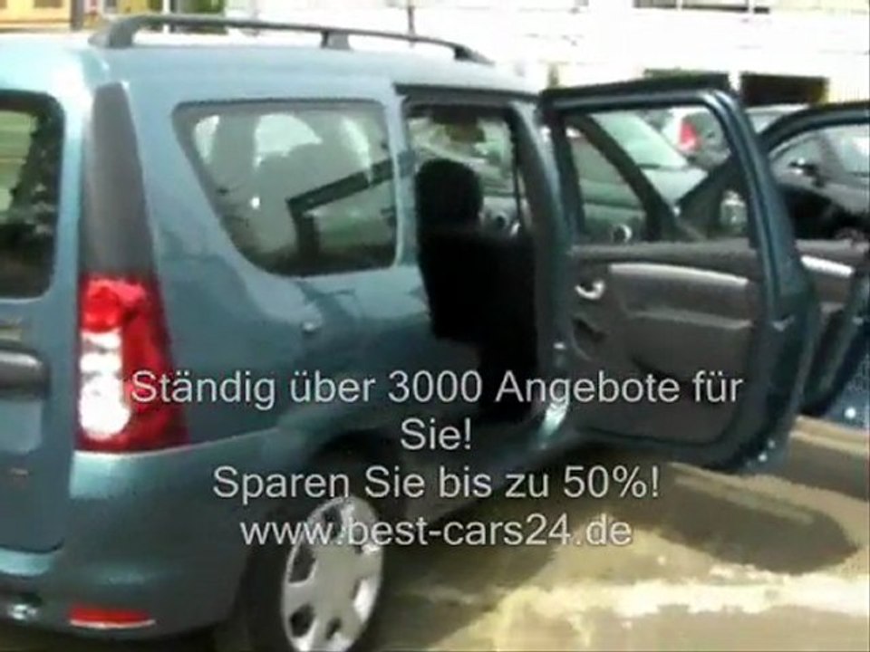 Dacia Logan 1.6 MPI MCV EU-Fahrzeug in Mineralblau