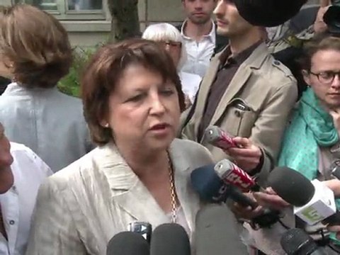 10 mai 81: Martine Aubry affirme que le PS n'est pas dans la nostalgie