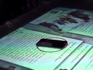 Table interactive présentée par la R&D du New York Times