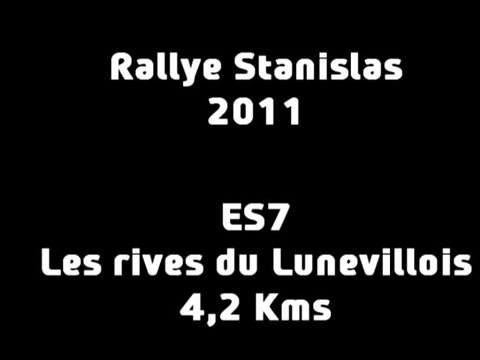 ES7 Rallye Stanislas 2011 (Les rives du Lunévillois)