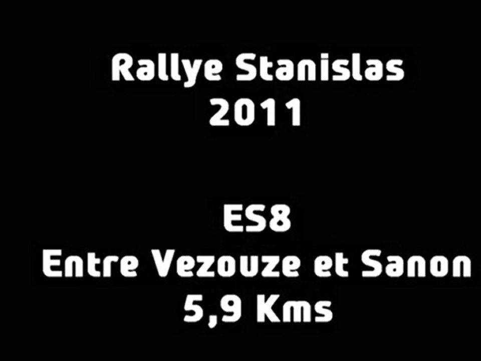 ES8 Rallye Stanislas 2011 (Entre Vezouze et Sanon)