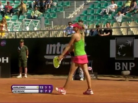 Petkovic dances into second round