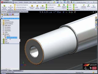 Solidworks 2011 Kozmetik Diş Açma