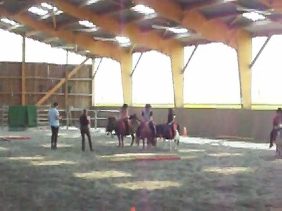 examen Galop 1 , parcours imposé, réalisé en 1min 35 toujours avec cacaouète