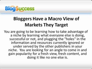 The Pro Blogging Mindset