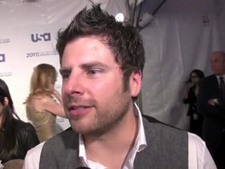 James Roday of "Psych" speaks at the 2011 USA upfront