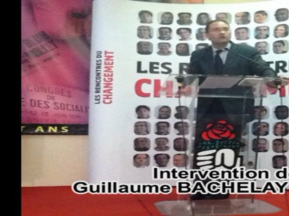 Le projet socialiste pour 2012 présenté par Guillaume BACHELAY