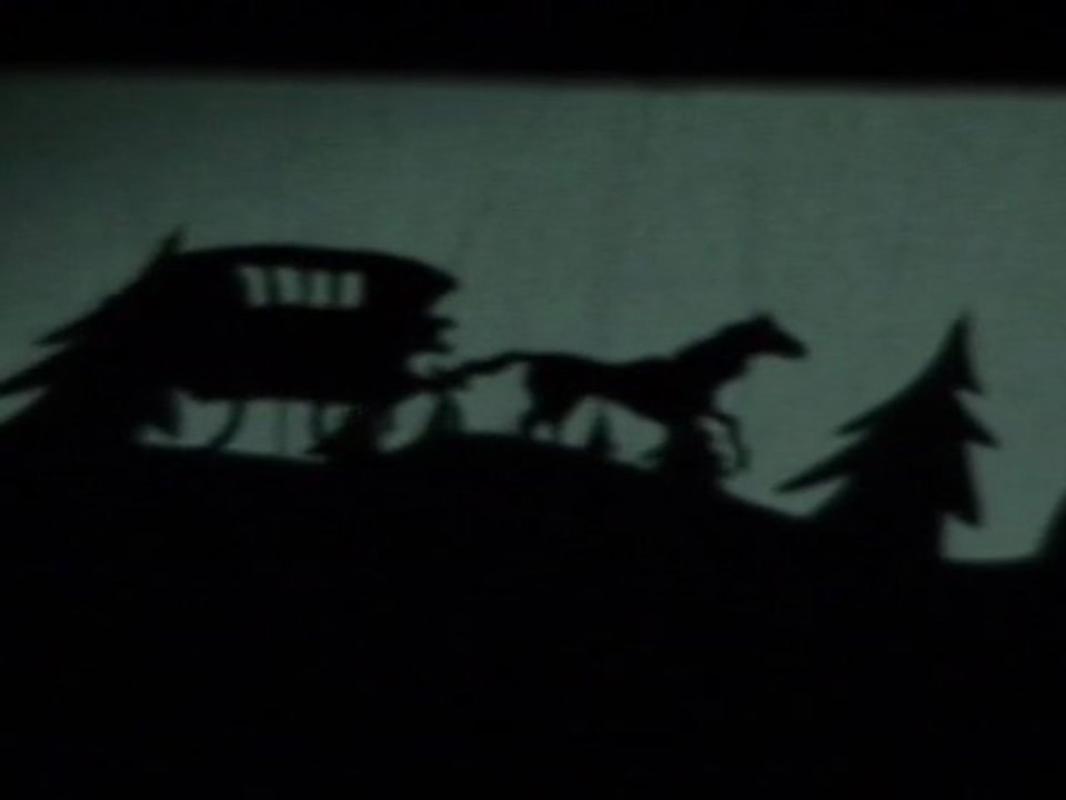 Dracula en théâtre d'ombres