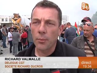 Les salariés de Richard Ducros en colère! (Montpellier)