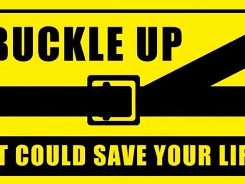 Buzz fausse pub pour le port de la ceinture de sécurité routière Ben Laden