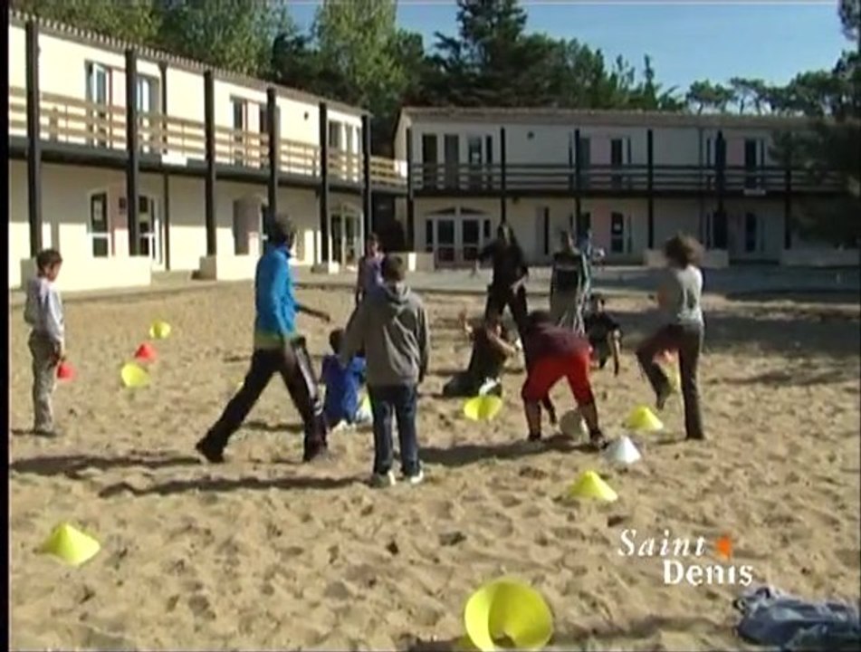 Sport et barbecue au centre de vacances de Saint-Jean de monts