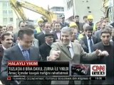 cnn türk - İstanbul Tuzla'da içmeler kavşak rehabilitasyon projesi kapsamında 8 binanın yıkımında davul zurna çalındı.