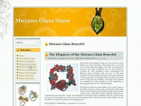 Best Murano Glass Jewelry Store