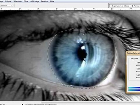 Changer la couleur des yeux