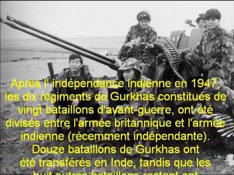 Les Gurkhas troupes indigènes de l'armée britannique Commémoration 50e anniversaire des Indépendances Africaines et Malgache 2011 JD Castelnaudary (Aude)