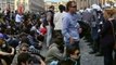 Violence erupts during protests in Athens