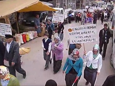 Karadeniz Görme Engeliler Derneğinin Kumru Mitingi... Kumru Tv Farkıyla