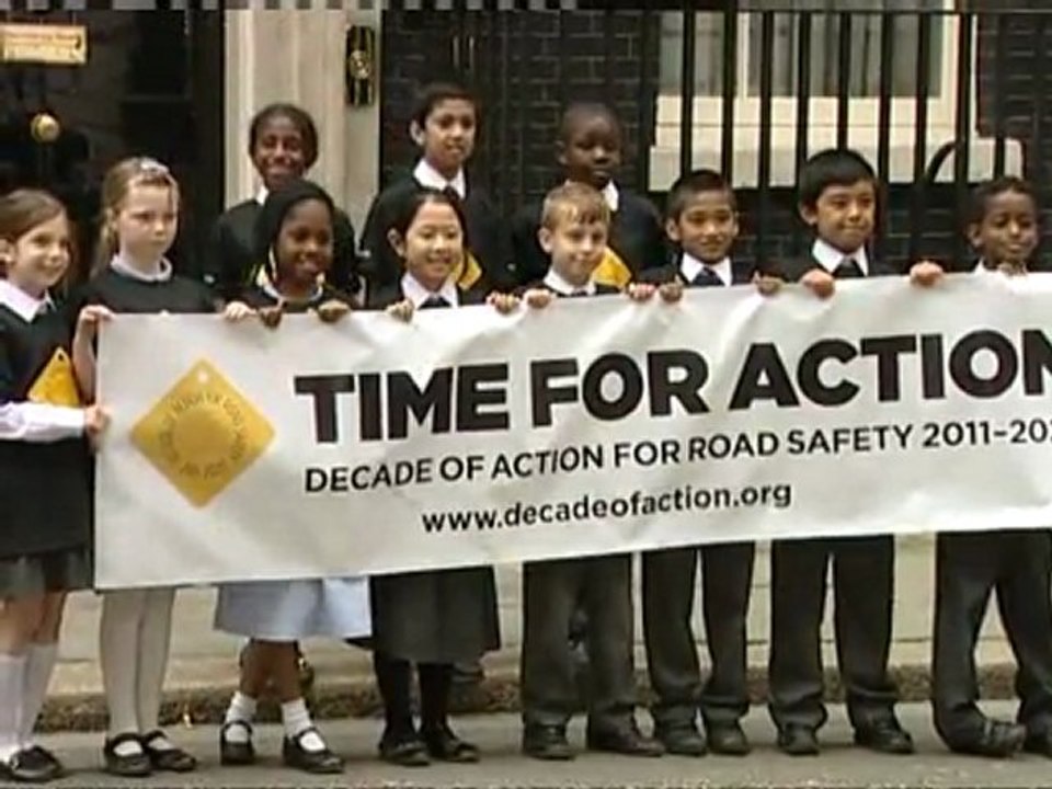 Cameron joined by F1 stars to launch safety drive