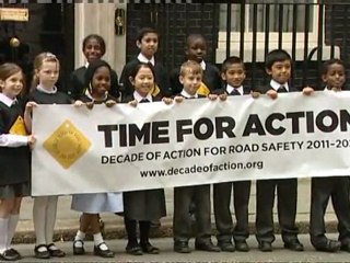 Cameron joined by F1 stars to launch safety drive