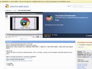 Chrome Youtube Downloader