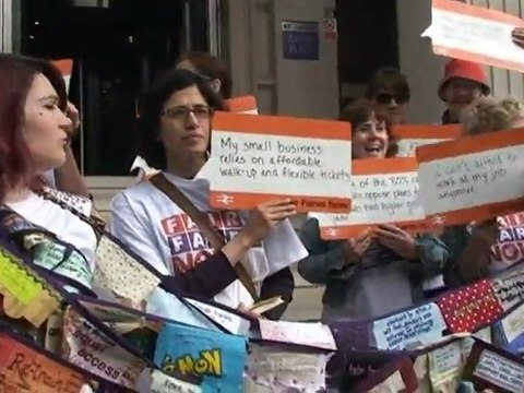 Hammond targeted by Fair Fares Now campaigners