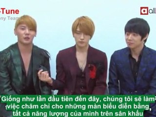 [Vietsub] JYJ's '2011 World Tour' Video Greeting to Fans [Symphony Team]