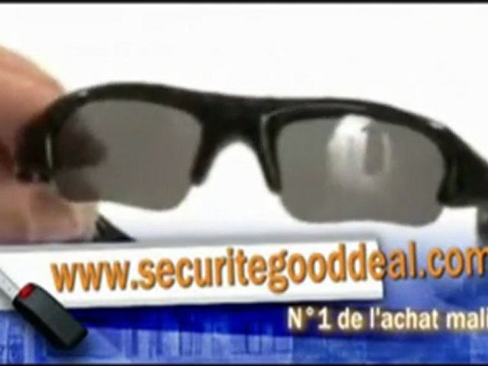 Mode d_emploi des Lunettes micro camera espion du site securiteGOODdeal.com