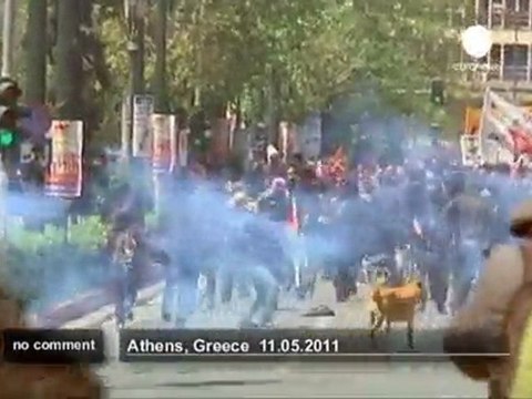 Manifestations en Grèce contre le budget... - no comment
