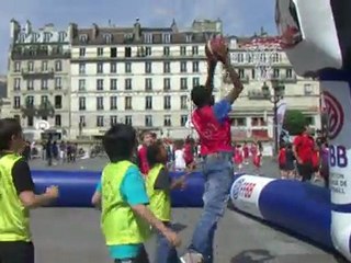 Les 10 jours du Basket à Paris sur le Parvis de l'Hôtel de Ville